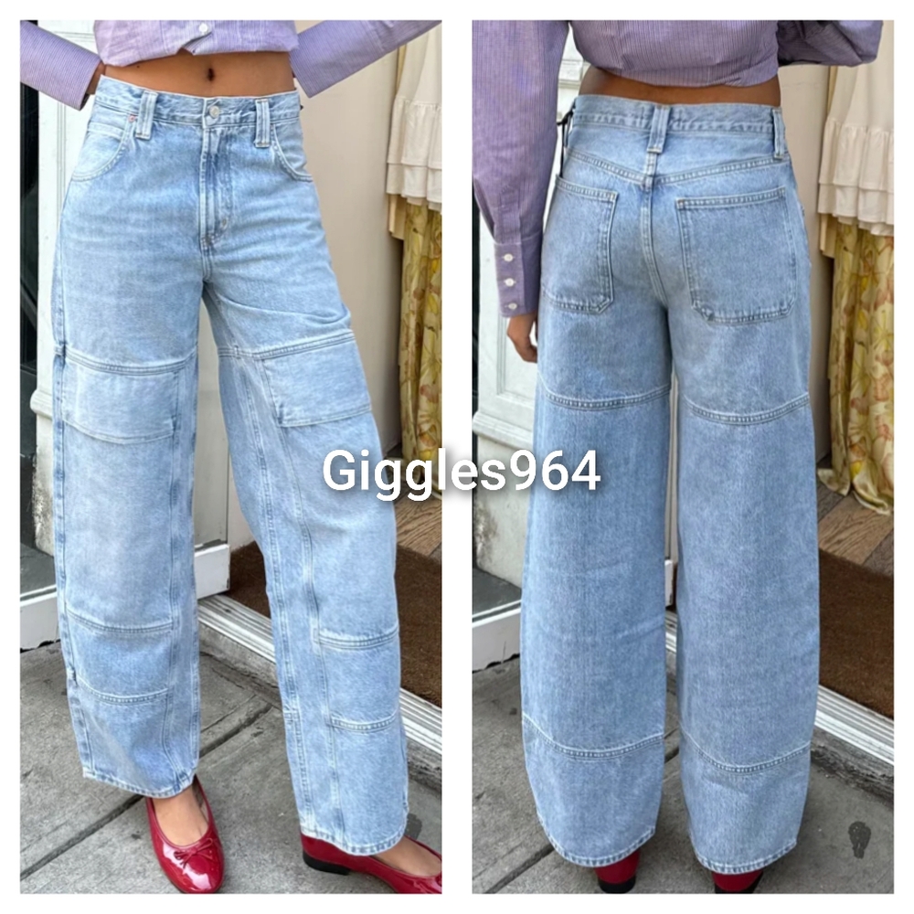AGOLDE Tanis Utility Wide Leg Jean Conflict